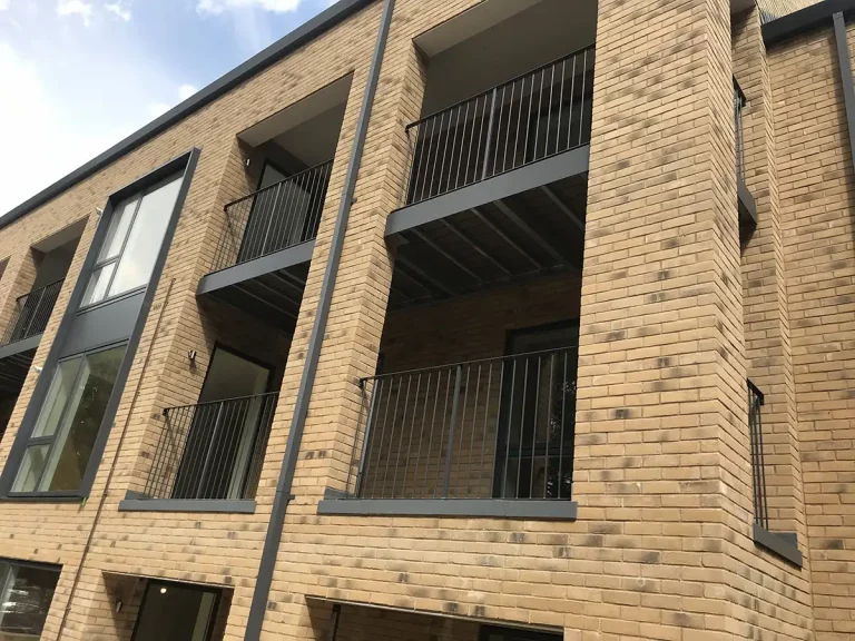 Bracknell Court - Steel Railing - Steel fabricators of Architectural Metalwork