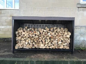 Bespoke Wrought Iron Log Store
