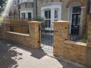 Chunky Sphere Top Railing & Gate 1