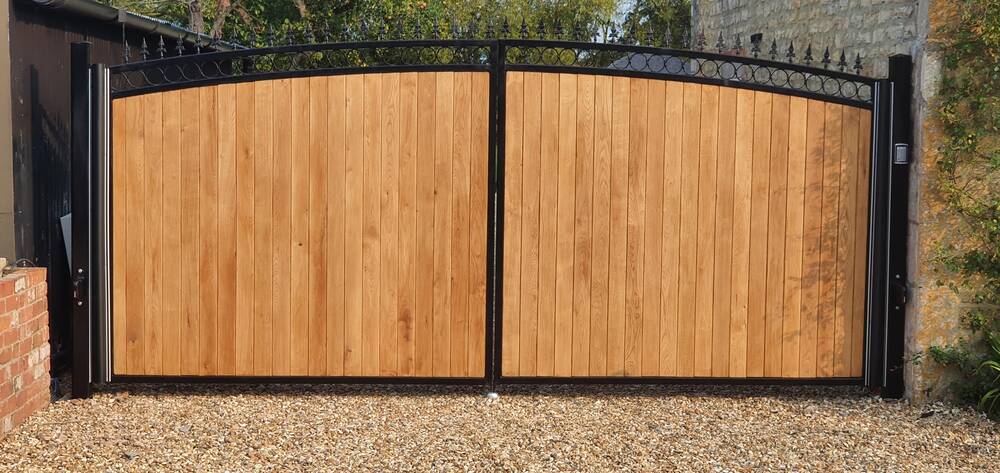 Wooden Driveway Gates