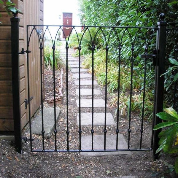 Bespoke Iron Contemporary Gothic Garden Gate